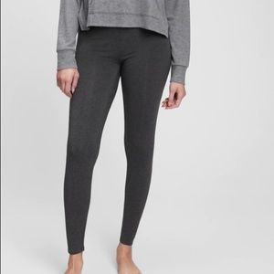 Gap High Rise Comfy Charcoal Grey Sleep Leggings